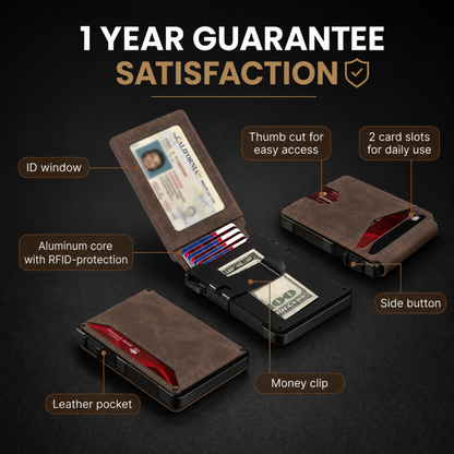 Baconix MagVault® Minimalist Wallet - Maximum Capacity. Minimal Footprint.