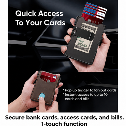 Baconix MagVault® Minimalist Wallet - Maximum Capacity. Minimal Footprint.
