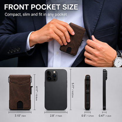 Baconix MagVault® Minimalist Wallet - Maximum Capacity. Minimal Footprint.