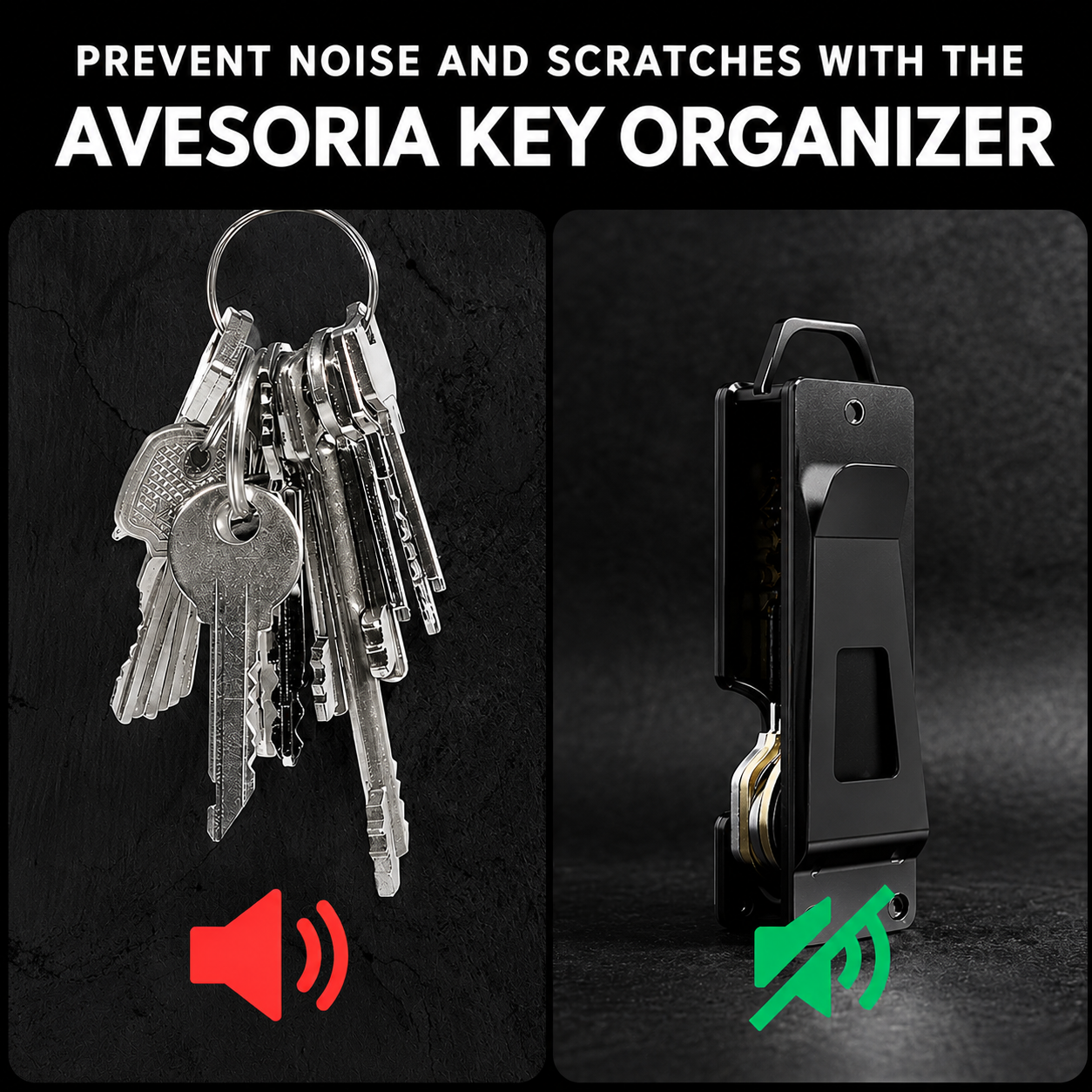 Baconix® Metal Key Chain Holder