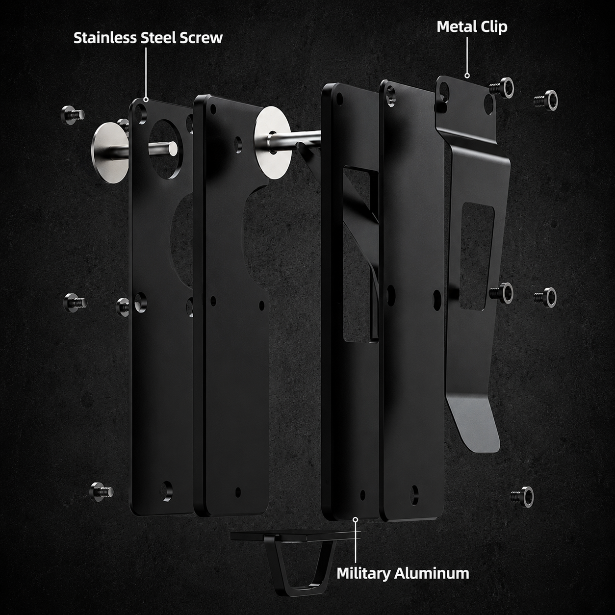 Baconix® Metal Key Chain Holder
