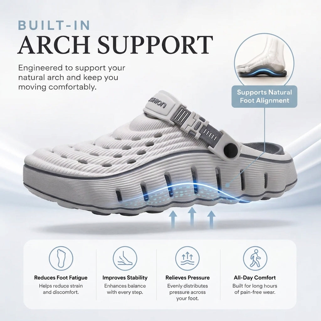 BACONIX™  Cloud Walk Men's Clogs