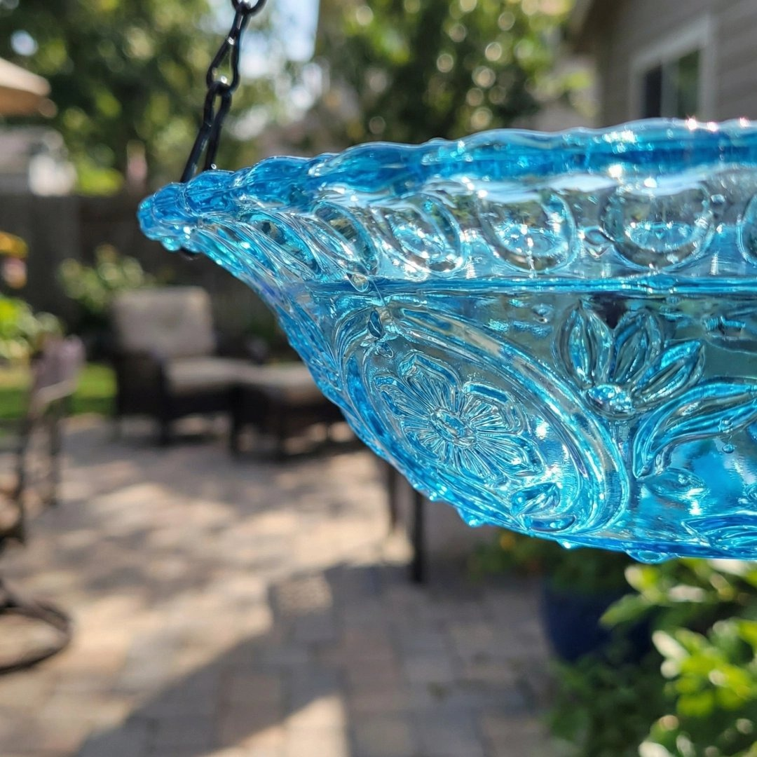 BACONIX® Solar Cascade Hanging Bird Bath Fountain